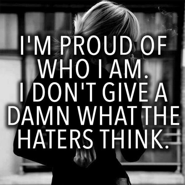 Not much to say but: Never judge someone too early. Even a pretty face can hide ugly secrets. So turned round