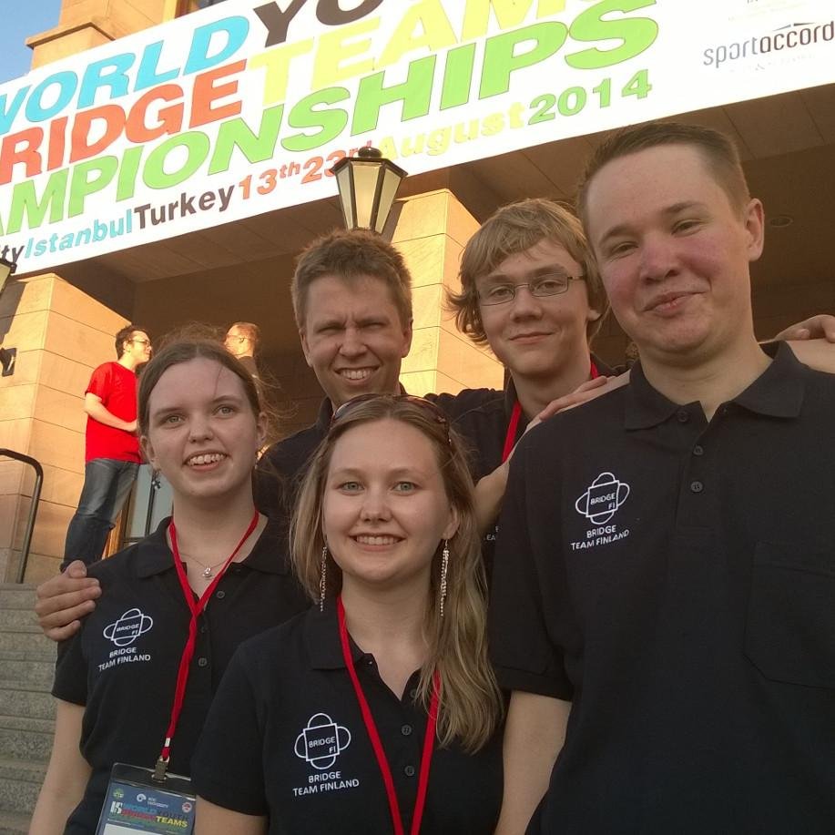 Suomen Bridgeliiton junioritoimikunta/Junior bridge players in Finland
