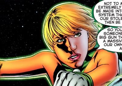 Protector of Space Sector 2815. Proud member of the family who's been serving the Green Lantern Corps. Thought to be dead, but I'm not.
