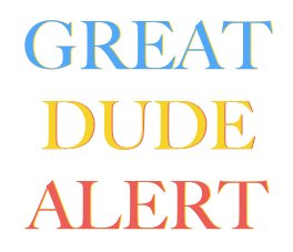Greatdudealert's profile picture. Celebrating great dudes around the world!
http://t.co/9M81AzP8KC
