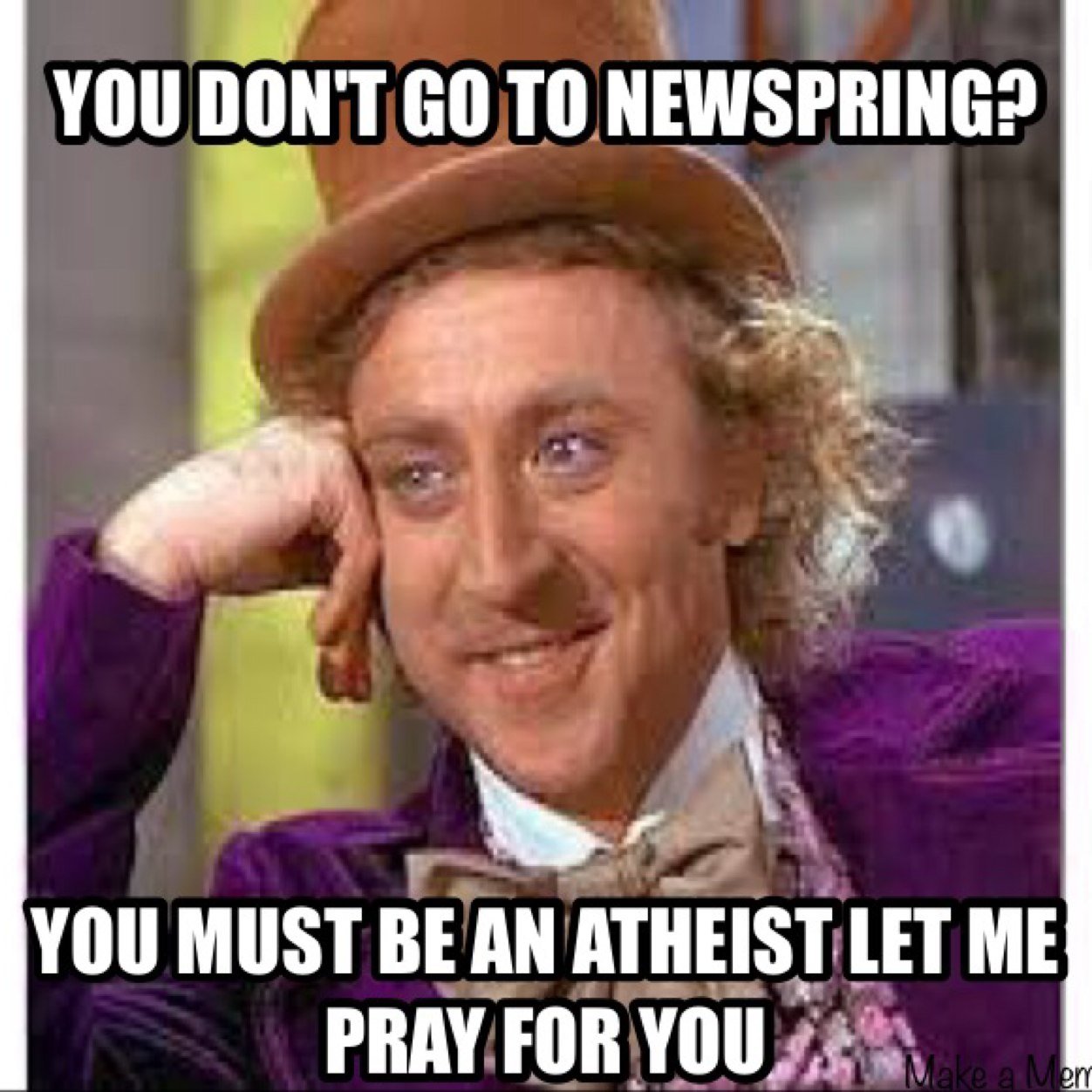 Blocked from viewing New$pring, never have tweeted @ them. I wonder what they have to hide.. #StopNewspring