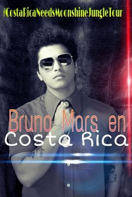 Somos el Fans Club Oficial de Bruno Mars en Costa Rica, Puedes seguirnos en FB como Bruno Mars Fans Club Costa Rica