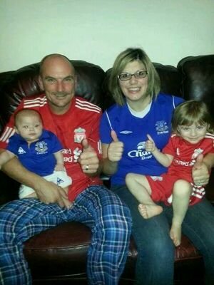 married to a bluenose eldest daughter a red youngest is a blue #5times #ynwa