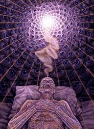 close your eyes and open your mind. Never be satisfied, always want too be a better person spiritually, physically, and mentally.