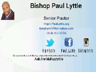 Love the Lord, Teacher, Preacher
