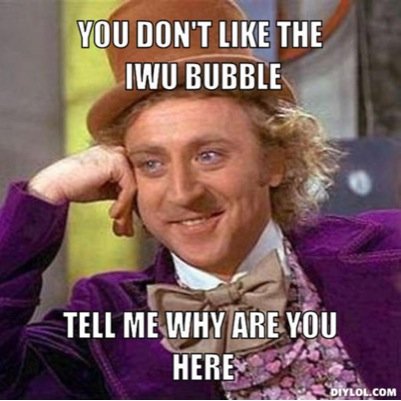 Keeping students, alumni, and faculty up to date with all things on campus at IWU.

Email: iwububble@yahoo.com
