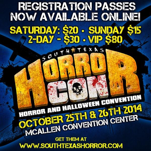 #STXHC South Texas Horror Con is a 3 day horror and Halloween celebration at the McAllen Convention Center in McAllen, Texas.