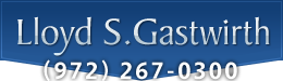 AttorneyLaw1's profile picture. Criminal Defense & DWI Lawyer | TX Attorney Lloyd S. Gastwirth. Free phone consultations! 972-267-0300.