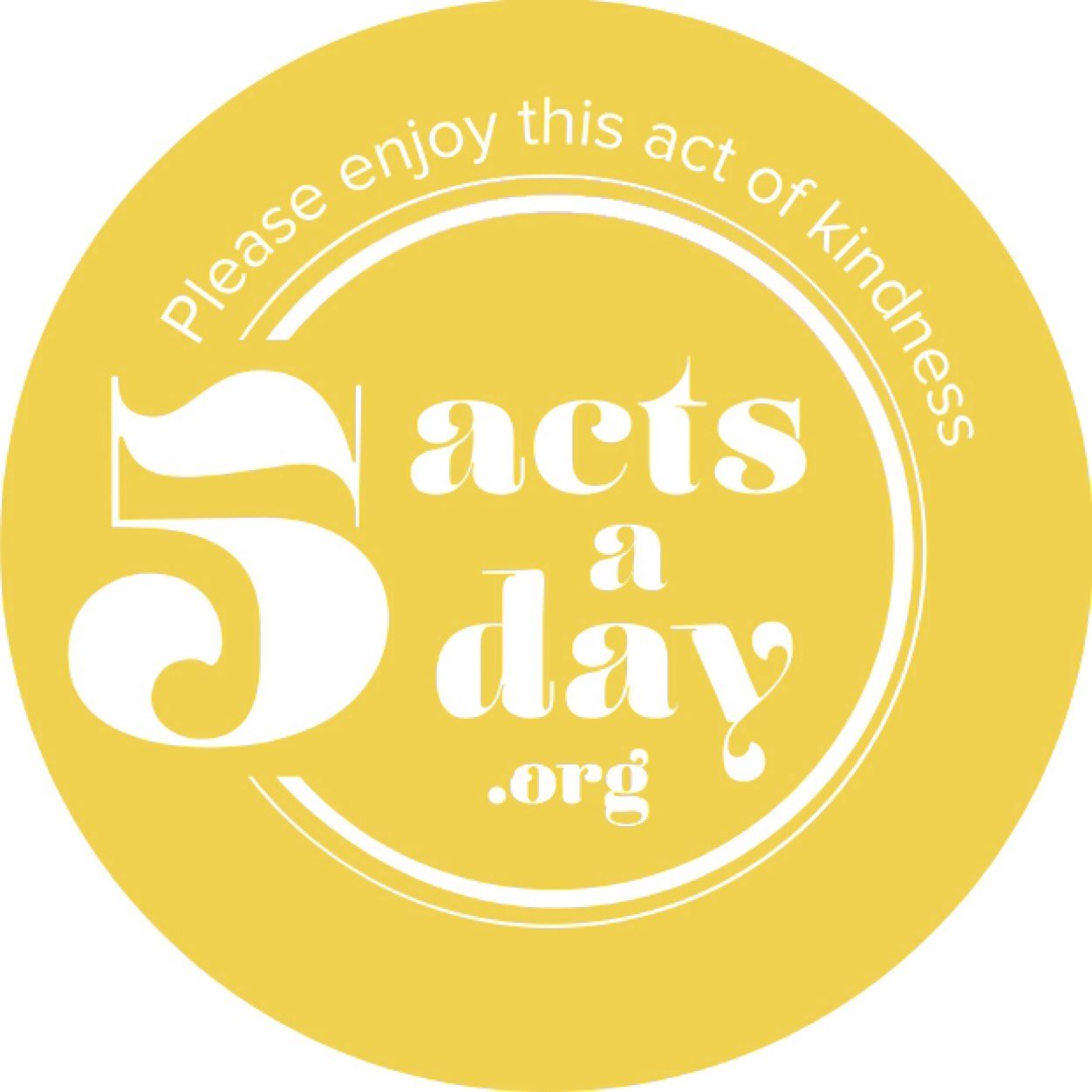 FiveActsAday's profile picture. A platform for kindhearted people to motivate & encourage each other to do #RandomActsOfKindness & #PayitForward for a kinder,brighter world. Facebook/5actsaday