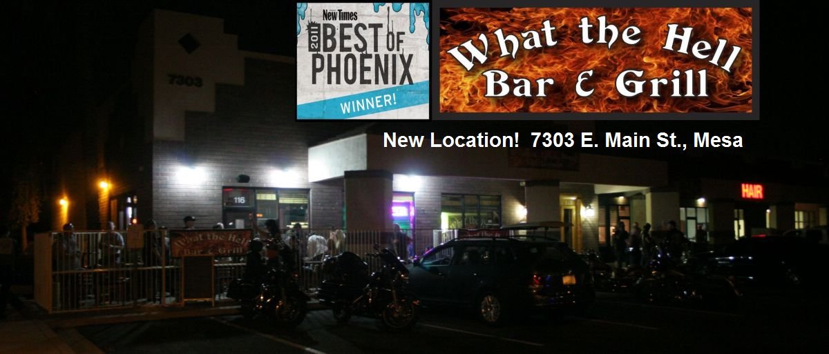 What the Hell Bar & Grill is your neighborhood bar and grill. Come for sports, drinks, and a great time!