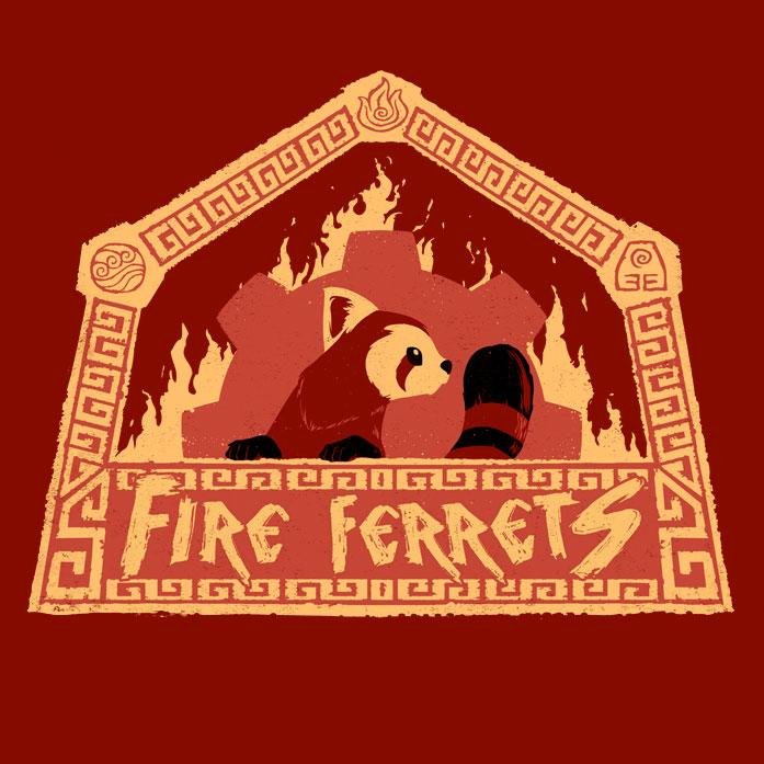 We are Future Industries Fire Ferrets! Born in the thriving Republic City, we fight to be the reigning champions of the Pro-Bending Tournaments.