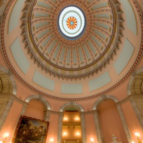 The Ohio Statehouse has housed state government since 1857. This magnificent Greek Revival structure was started in 1839 and completed in 1861.