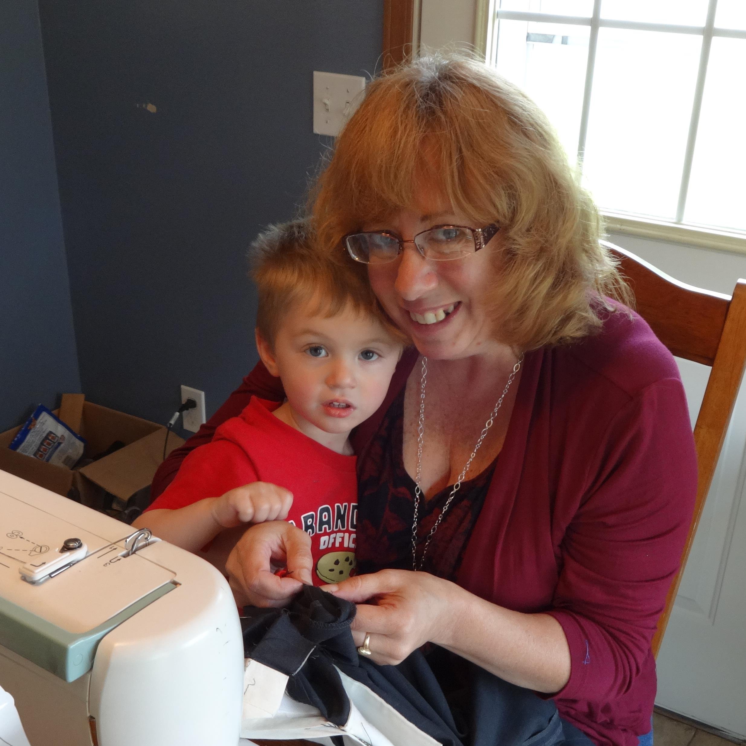 Mom, Grandma, now also wife Quilter, sews 18 doll clothes and other sewn items, 31yr grain inspector