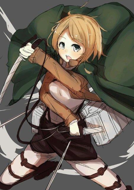 [V] @OZRP_ #SnKZone | Petra Ral here. Part of Scouting Legion and Special Operations Squad. I promised will protect humanity. #SnK #B3STFAMS