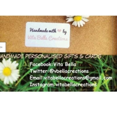 Hand crafted gifts and cards made to order.