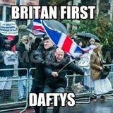 A page against the far-right political group Britain First. #Dafties