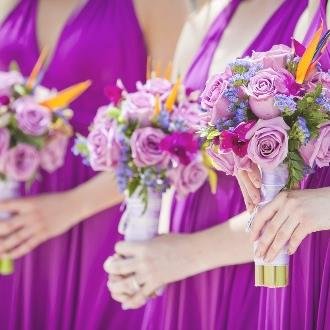If you are looking for Bridesmaid Convertible Dresses we are a direct manufacture with 20 colors in stock &  we can also produce a custom color for your wedding