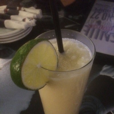 Trying Pina Colada all in the World :)
