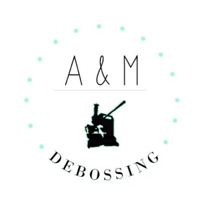 am_debossing's profile picture. We specialize in the hot foil stamping/ debossing of wallets, journals, luggage tags, holiday cards and more.