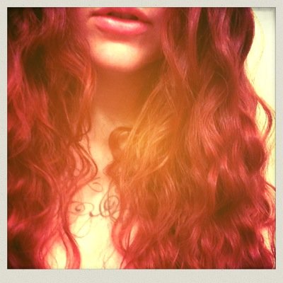 Hair on hair in hair.