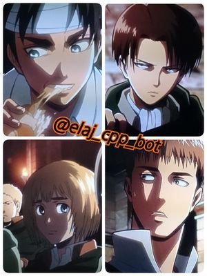 『進.撃の.巨.人』の非公式俺得メンバーのコピペ改変botです。  基本的にエレリ、アルジャンとなっていますが、四人だったらなんでも許せる方向け。ご意見・ご要望等はDMにてお願いします