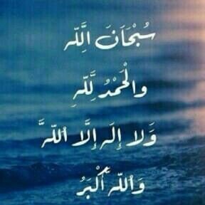 سبحان الله وبحمده سبحان الله العظيم ~