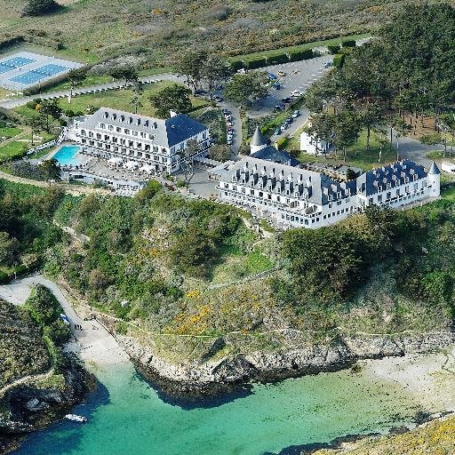 Hôtel, restaurants et centre de thalassothérapie sur la côte sauvage de Belle-Ile-en-mer (Bretagne)
