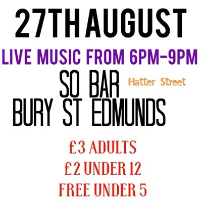 _teamgary's profile picture. NCS Charity Event Night // So Bar- Bury St Edmunds // 27th AUGUST 6-9pm // £3 Adults, £2 under 12, FREE under 5 // RAISING MONEY AND AWARENESS FOR @YoungMindsUK