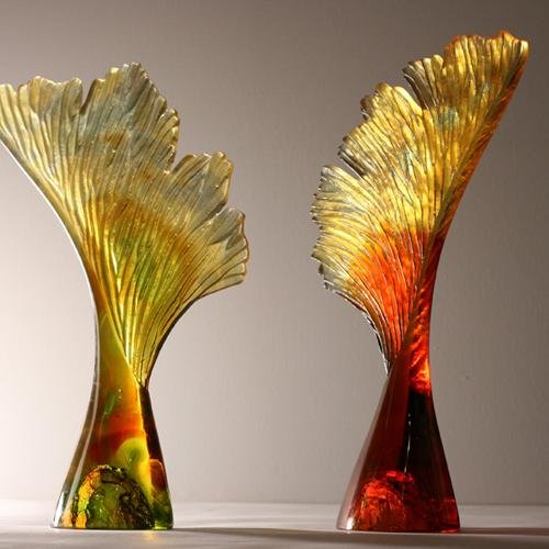 Glass Artist, specializing in cast glass sculpture.