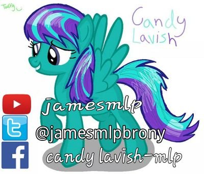 james is my name and I like mlp,games and art add me on Facebook candy lavish :D tell me that you came from Twitter