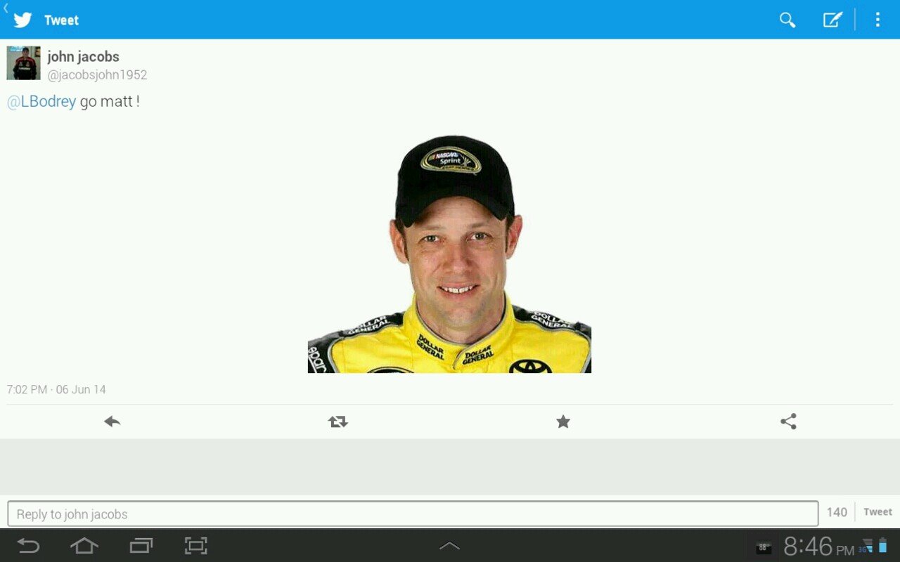 LBodrey's profile picture. huge NASCAR fan number 20 matt kenseth the best nfb