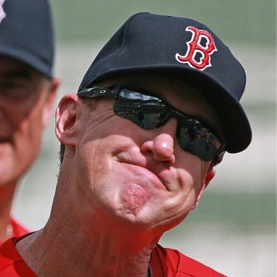 Cocky Brian Butterfield. Best third base coach ever. The trade for Farrell was actually a trade for me. Not the real Brian Butterfield. Created 4/17/14