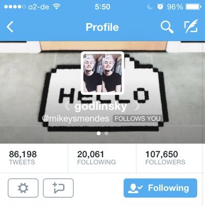Congrats on your @mikeysmendes follow ❤️
