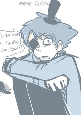 W-What do you wanna know? I'm sorry, please don't hurt me! The reverse of @BillChipper… [M!A: Reverse Falls] #RP