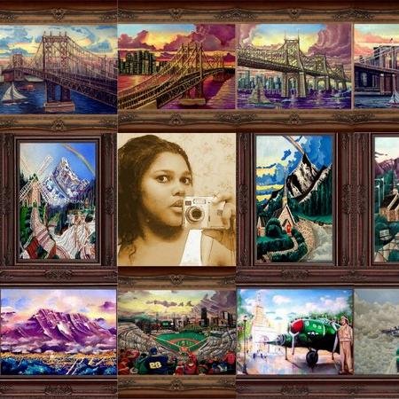 I'm Vedric Jordan, self taught Artist/Oil Painter never had any lessons,, Retailer and Entrepreneur, and Teacher.