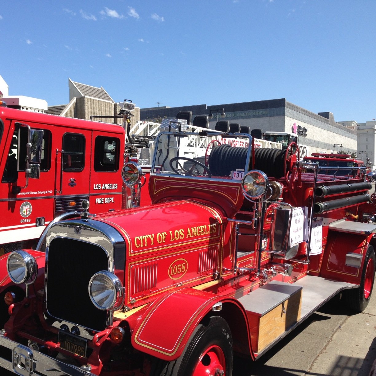 1931 Seagrave Hose Wagon proudly serving the citizens of Los Angeles between 1931-1965.