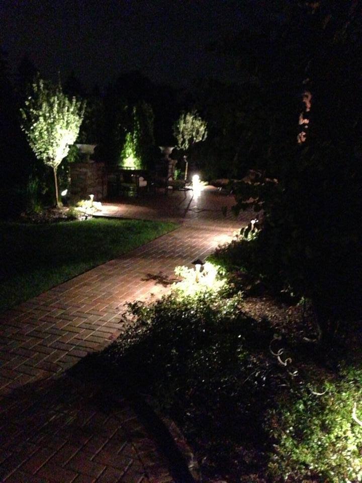 We are passionate about outdoor lighting. Our evening demonstration will enable you to see how lights would look on your home. (317) 758-7552