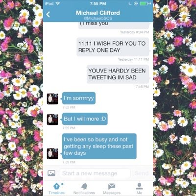 ୨୧ॱ॰* Tweet or DM me your favorite 5SOS dm's and I'll post them!:D ୨୧ॱ॰* Main: @harryadmiration
