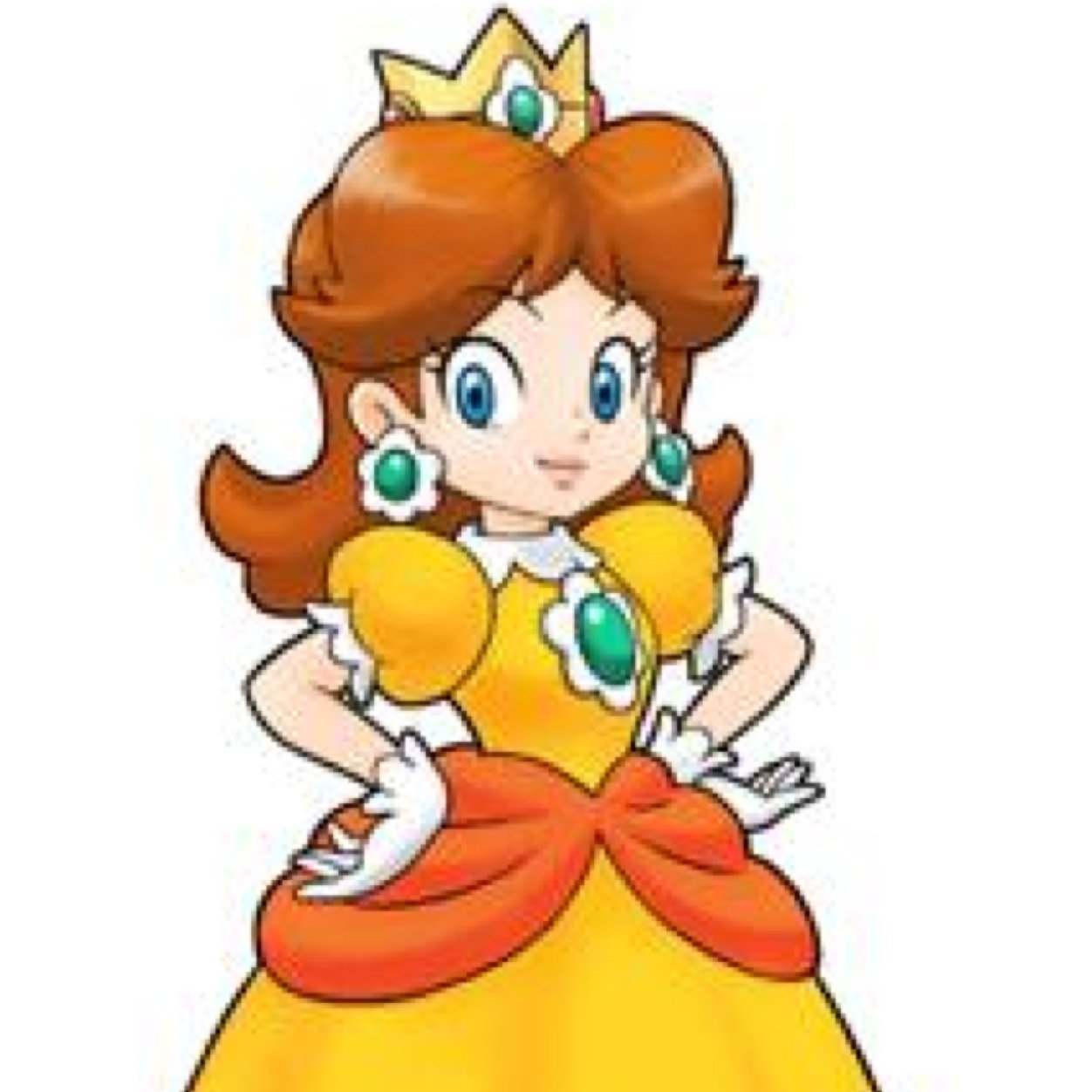 Princess Daisy of Sarasaland. I reside in The mushroom kingdom, it could use a few more daisies. {SuperMarioRP}