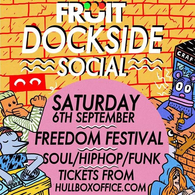 DocksideSocial's profile picture. This Saturday night (6/9/14) at Fruit for Freedom Festival! 10:30pm - 2:30am