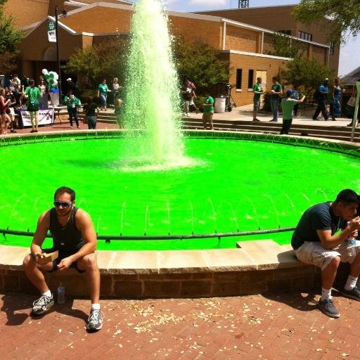Checking out the happenings at UNT
