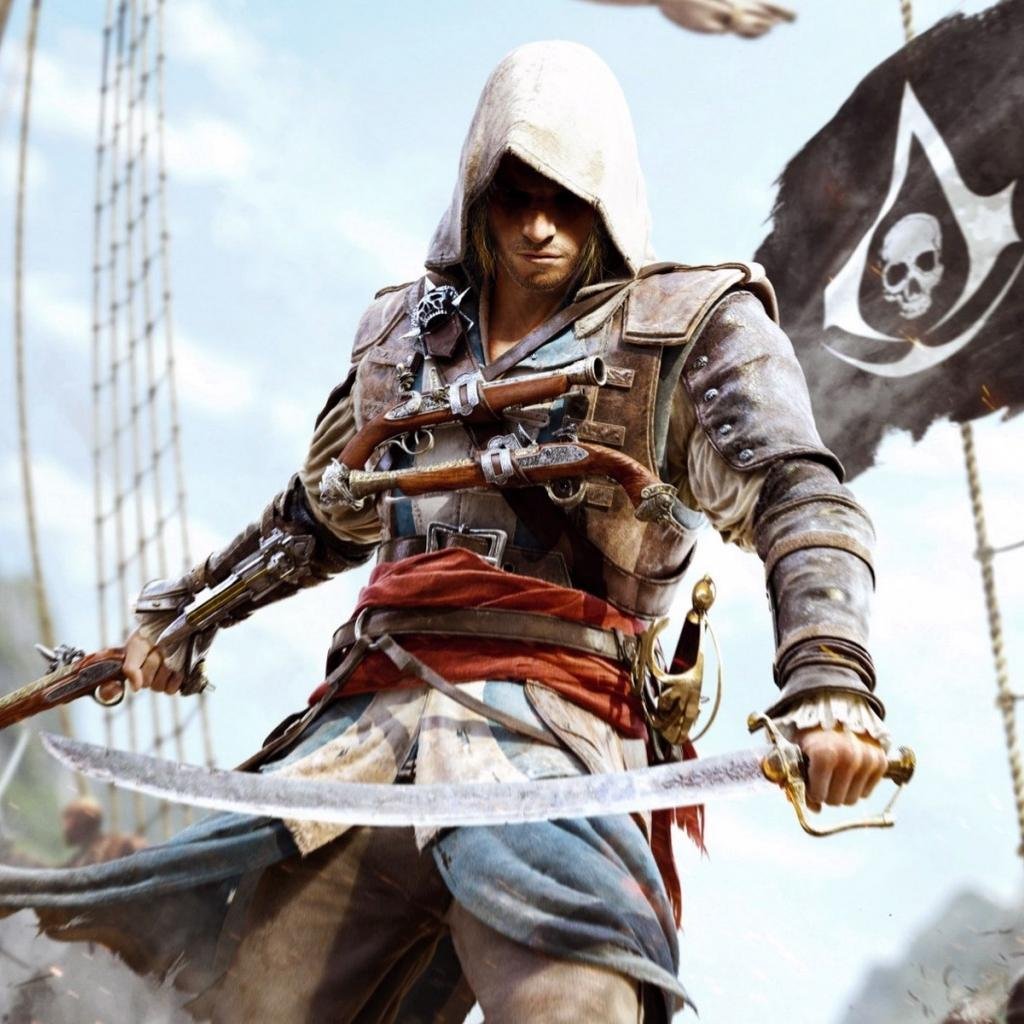 Oi! Edd'ard Kenway, 'ere. Might sound like m'braggin', but to be of all honesty? M'the most feared man on the seven seas. Join me or go seek Davy Jone's locker.