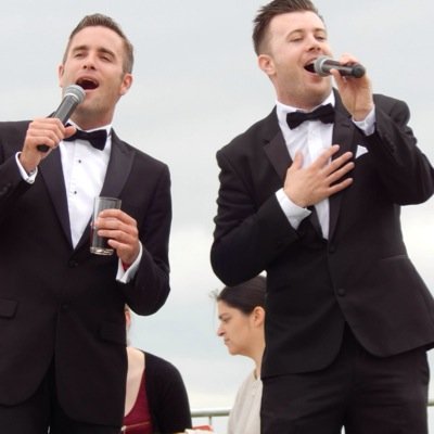 FrankandDean's profile picture. Frank and Dean - re-capturing the essence of their famous banter and mesmerizing singing.
