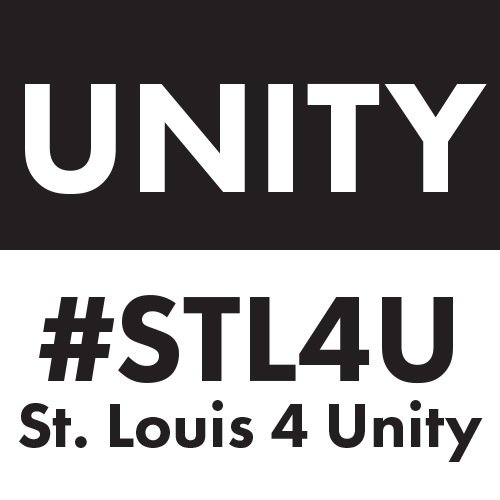 Unity. Peace. Healing. STL in support of Ferguson.