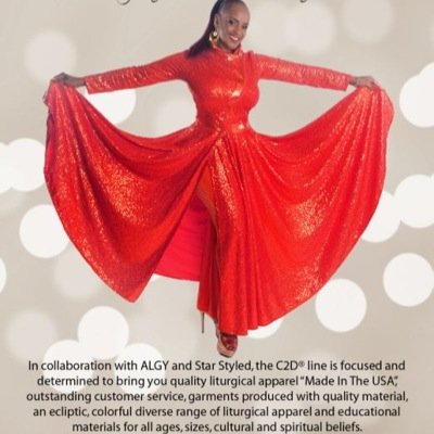 In collaboration with ALGY and Star Styled, Called 2 Dance (C2D) presents Couture Lifurgical Dance Apparel and Educatiinal Materials.