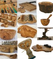 We are manufacture of OLIVE WOOD items info@craft.tn