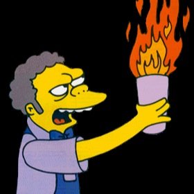 Is the Flaming Moe's episode of The Simpsons on right now?