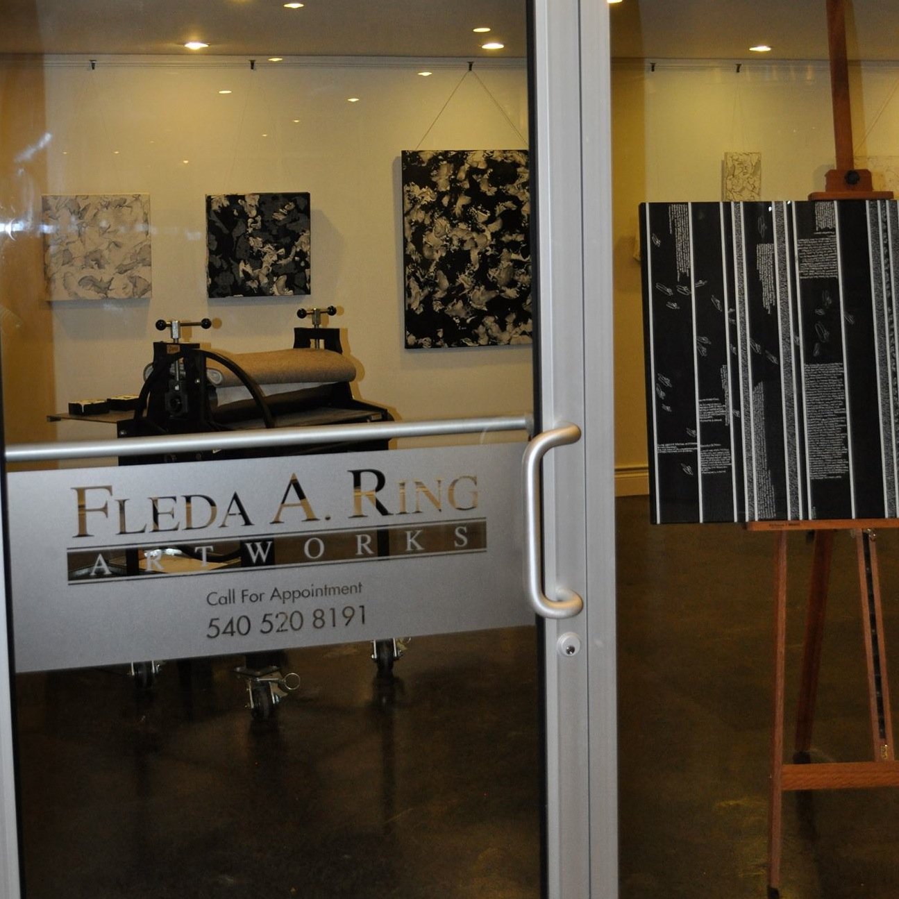 Fleda A. Ring Artworks has had many assistants, activities & changes. we hope to be back to regularly Tweeting soon!