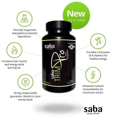 ACE is a natural Appitite Control Energy and Saba Trim Pro gives you even more appitite control and more energy! $1 a pill