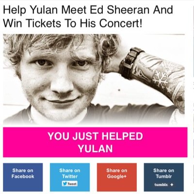 ••THE MISSION IS TO MEET ED SHEERAN•• - can you please click the link below -